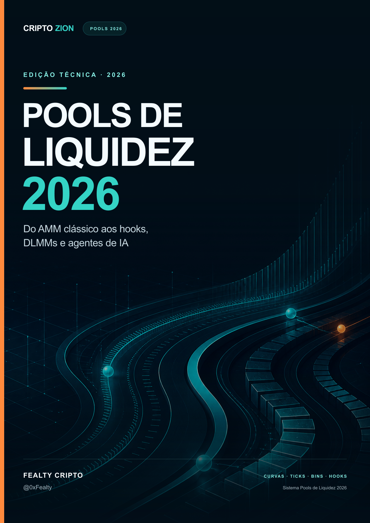 Capa do ebook Pools de Liquidez 2026, por Fealty Cripto